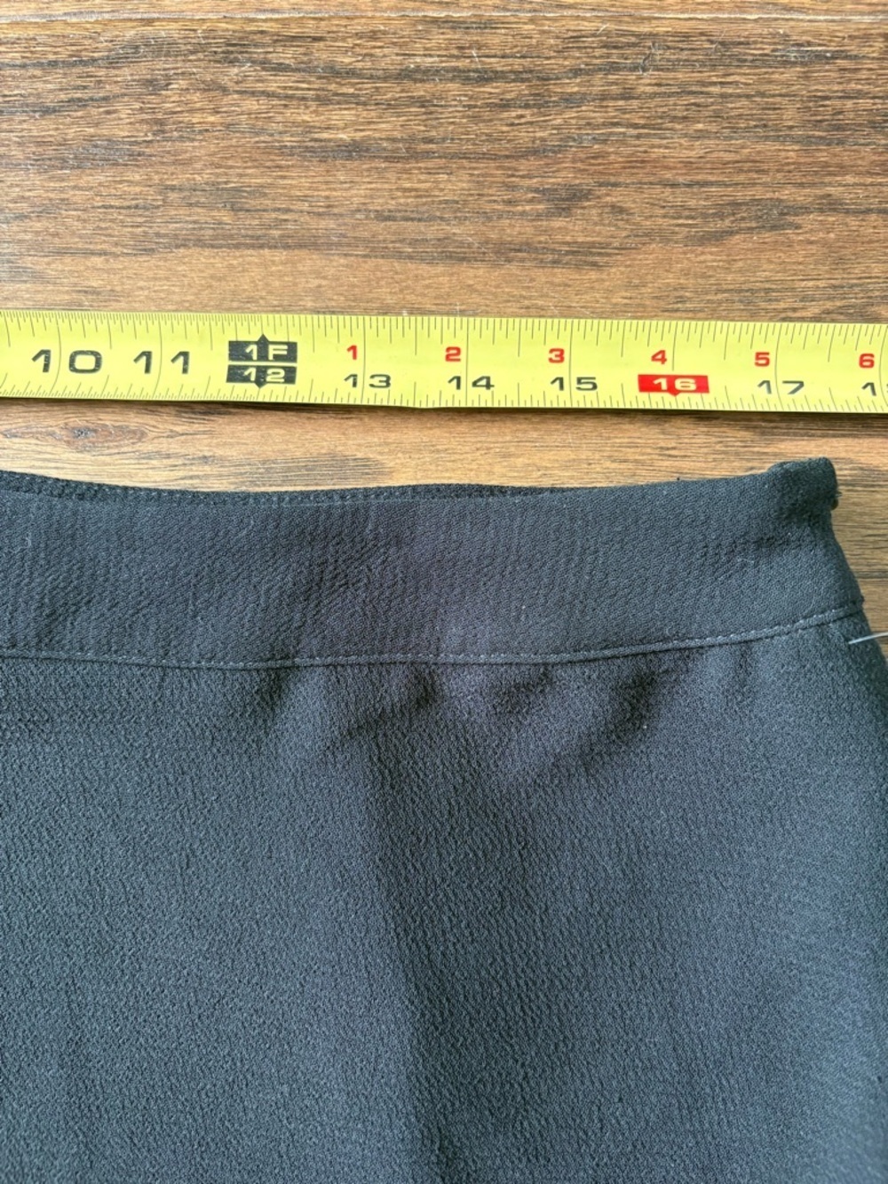 Who What Wear Black Pencil Skirt with Flared Hem - Picture 5 of 6